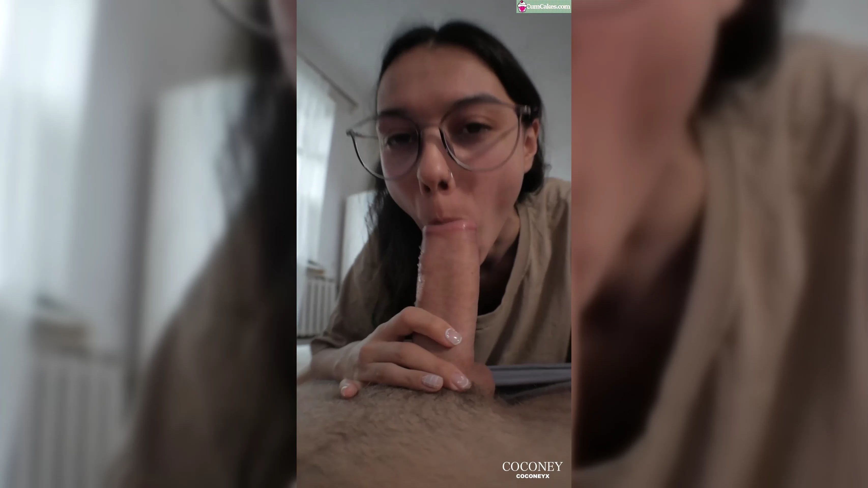 coconey CIM, POV, Blowjob video